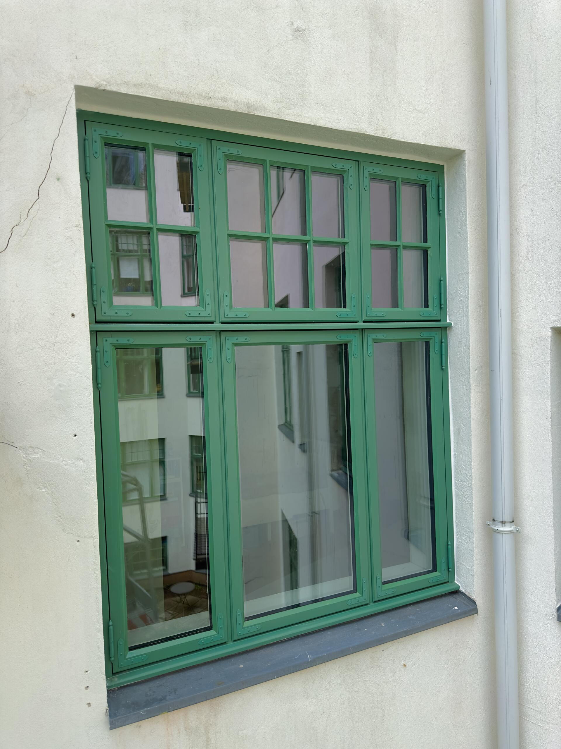 Nye sprossevinduer i Bygdøy Allé, Oslo